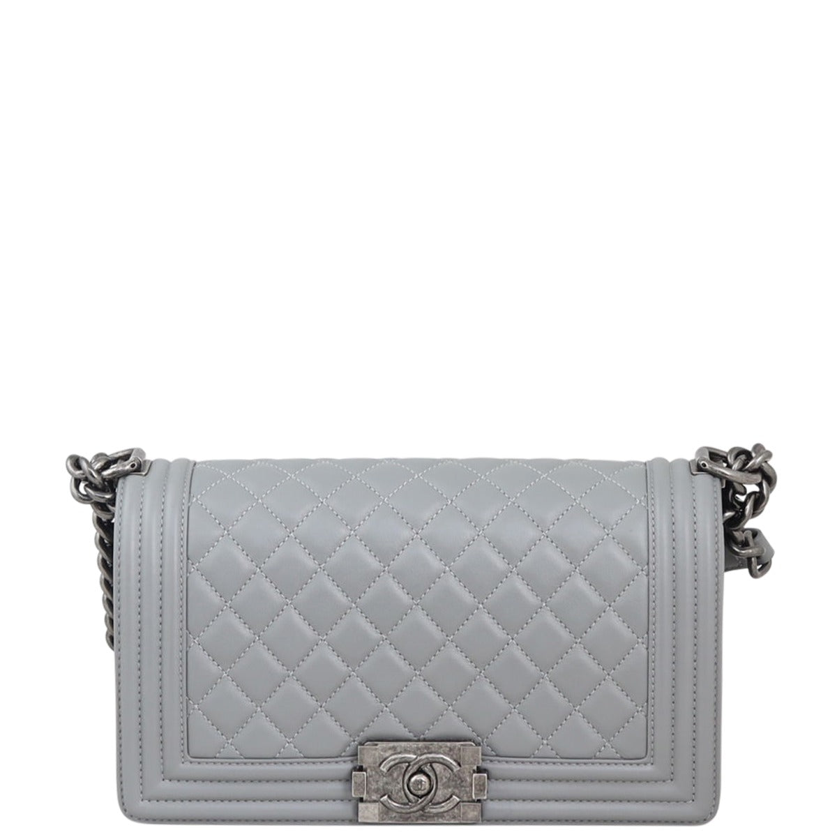 Chanel Boy Old Medium | Grey