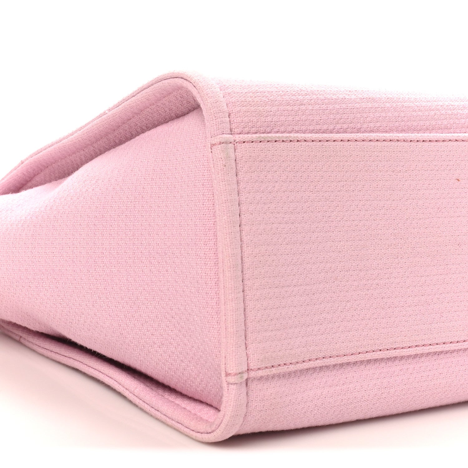 Mixed Fibers Small Deauville Tote Dark Pink