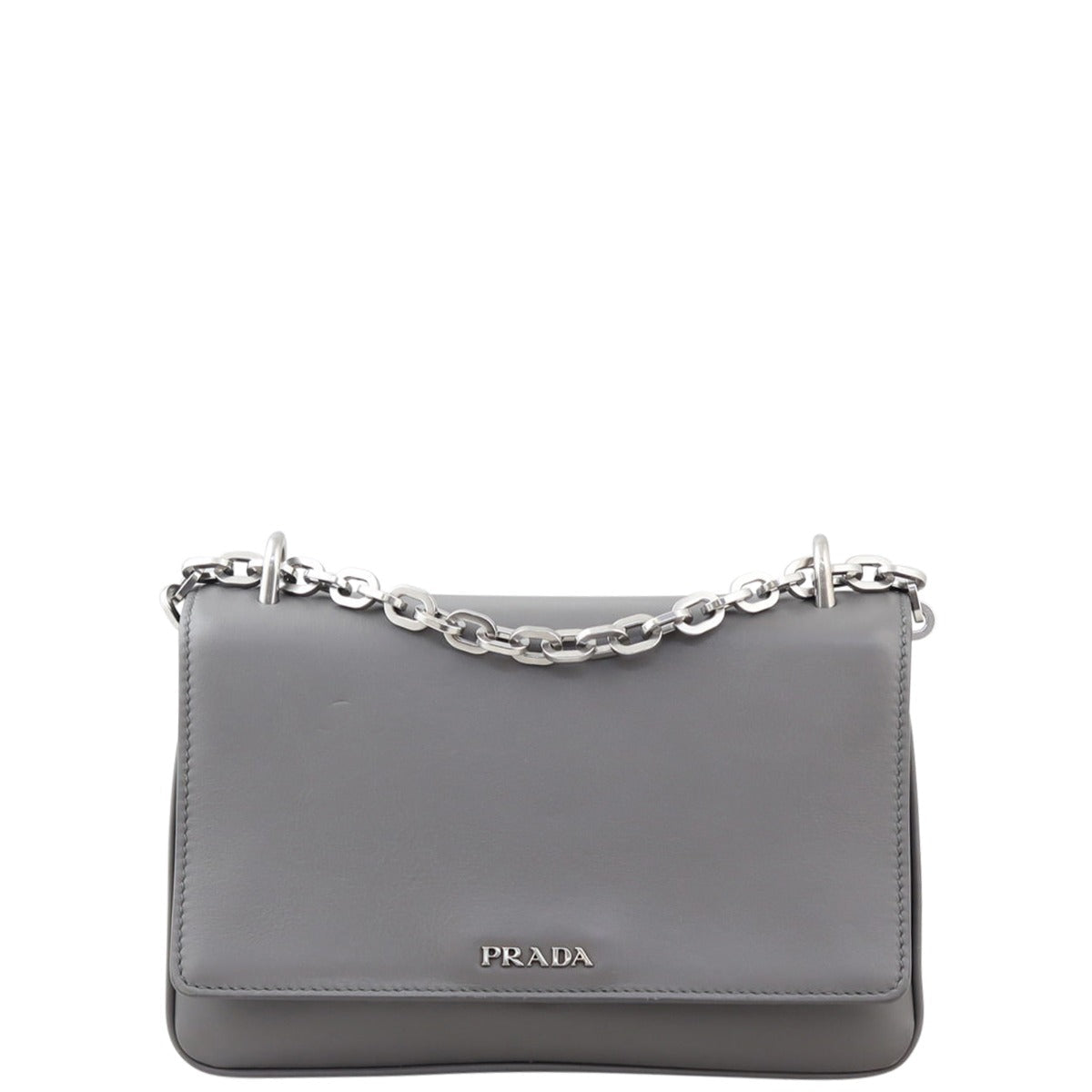 Prada Soft Calf Chain Shoulder Bag