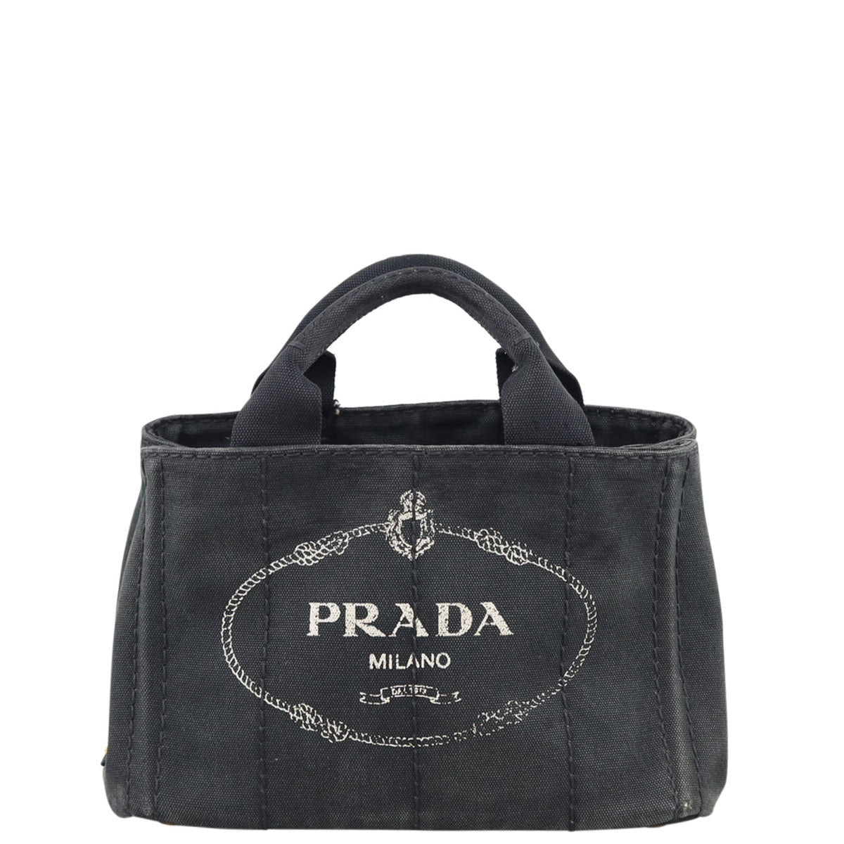 Prada Canapa Logo Tote Small
