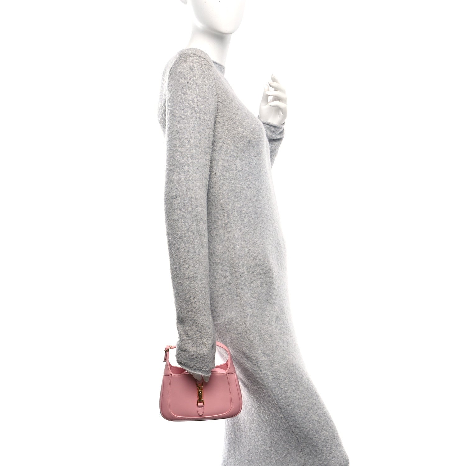 Boarded Dyana Lux Calfskin Mini Jackie 1961 Hobo Wild Rose