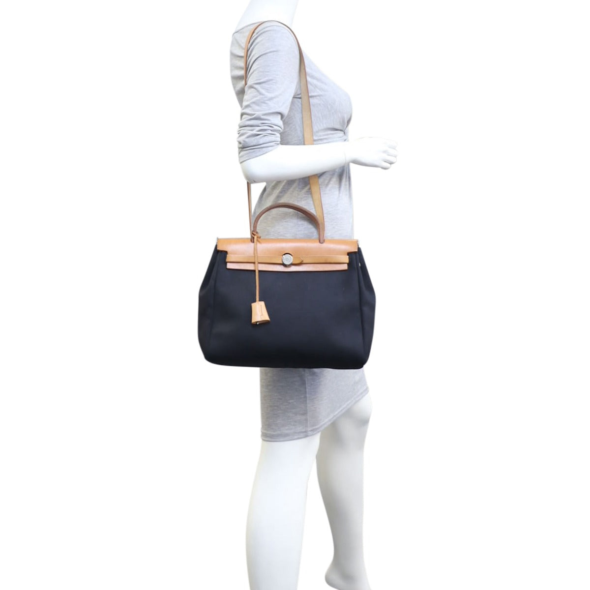 Hermes Herbag Toile PM