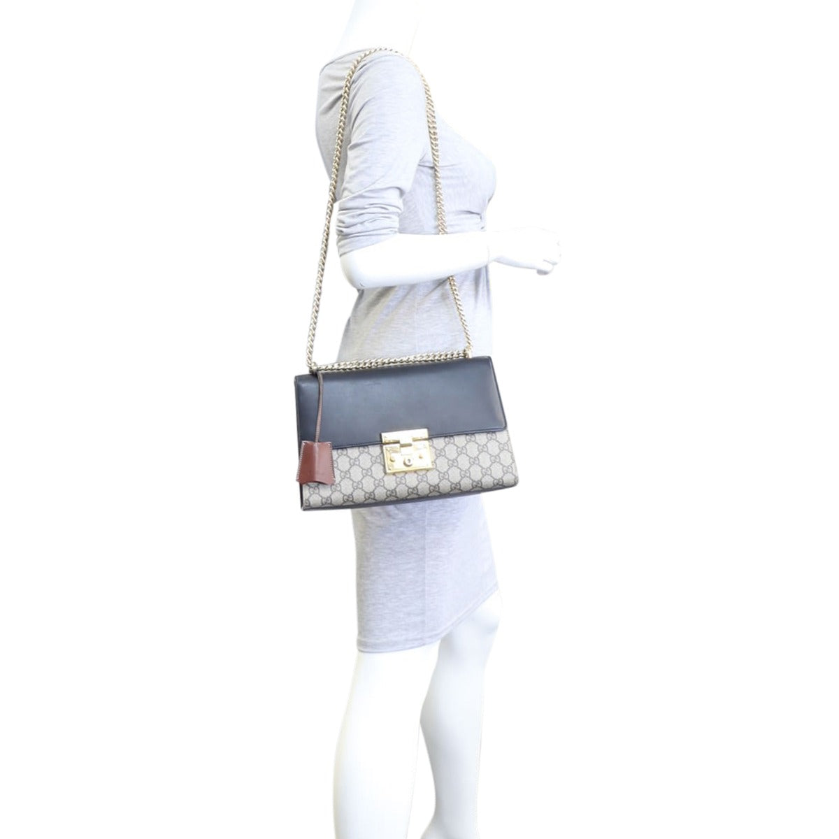 Gucci GG Supreme Padlock Medium Bag