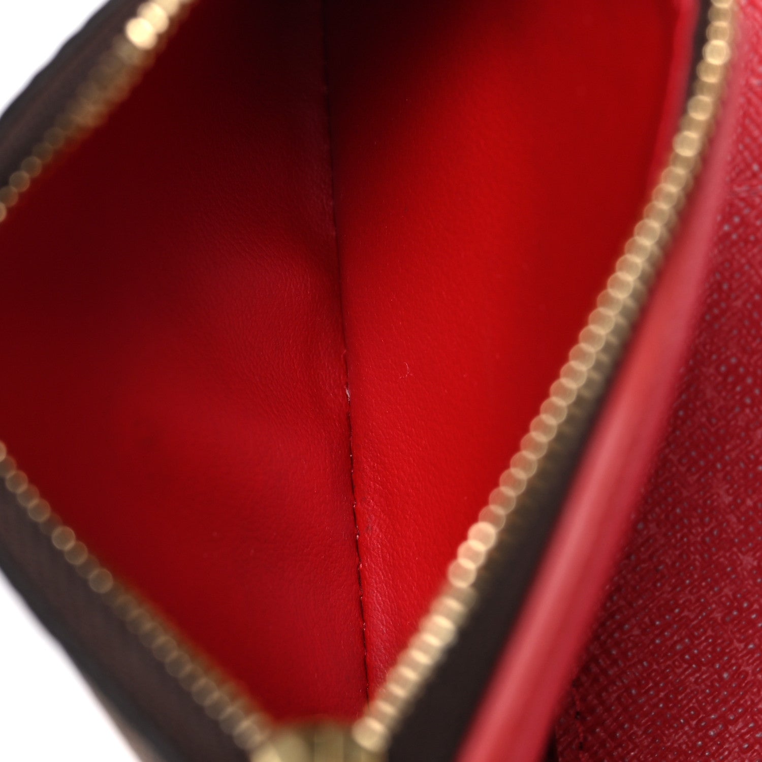 Damier Ebene Victorine Wallet Red