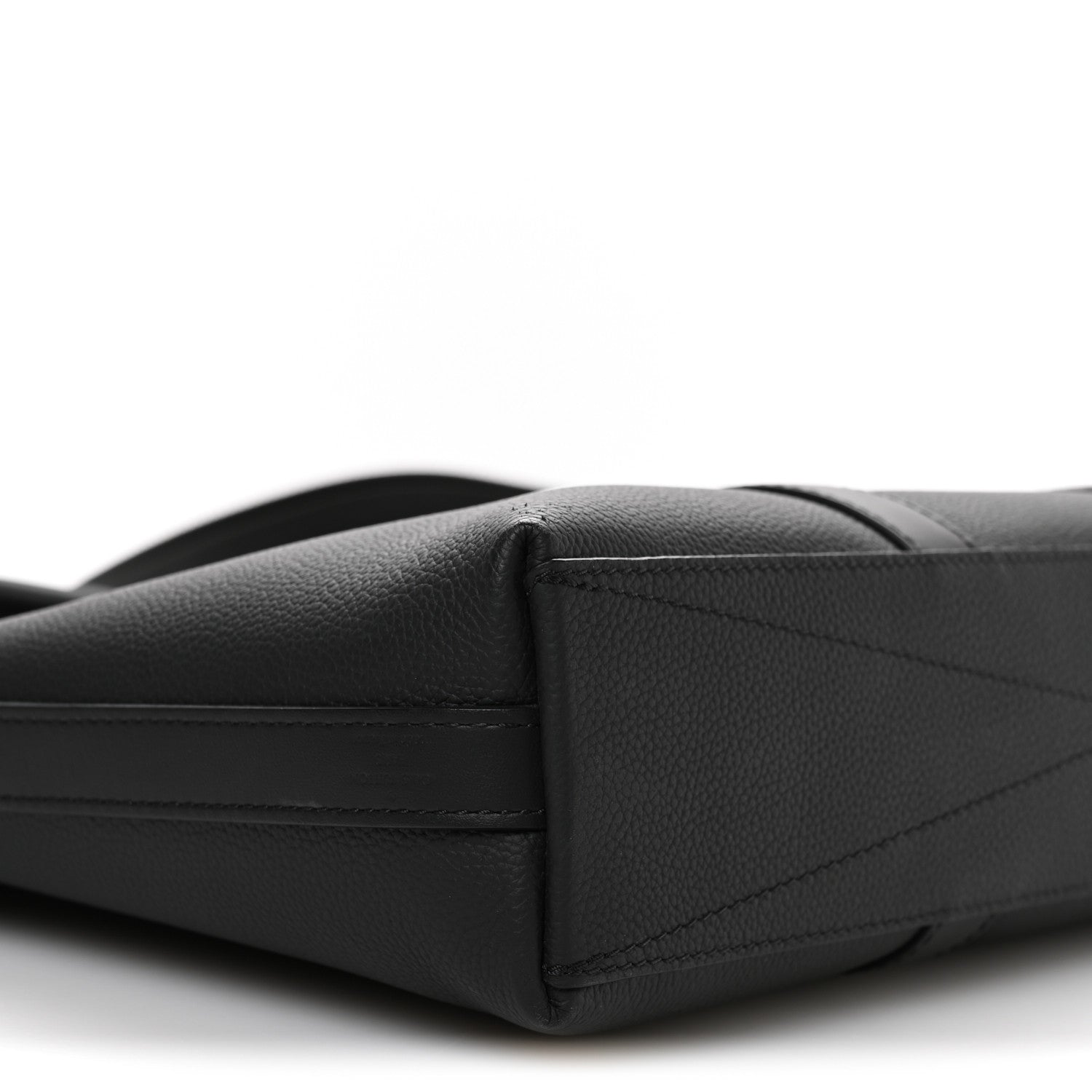 Calfskin Aerogram Takeoff Briefcase Black