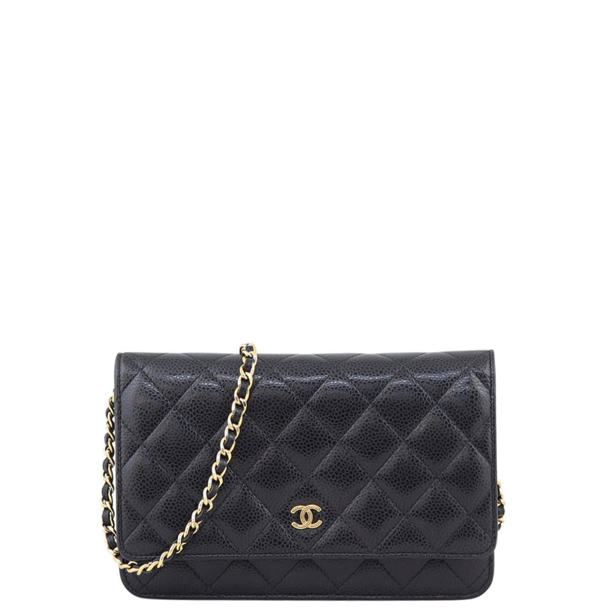 Chanel Classic Wallet on Chain | Gold Tone Hardware