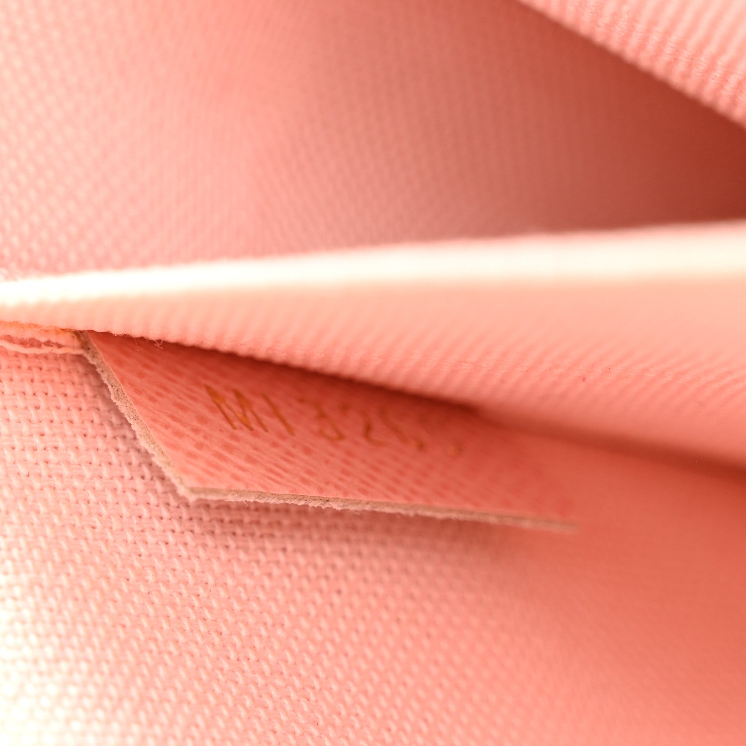 Damier Azur Pochette Felicie Chain Wallet Rose Ballerine