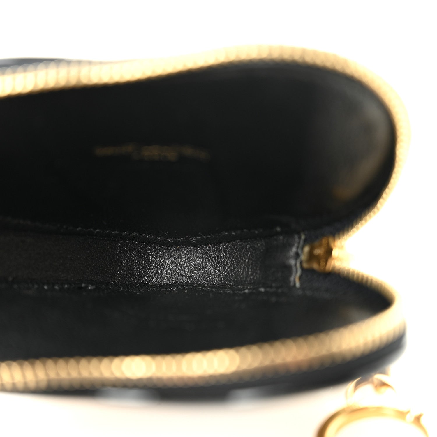 Patent Heart Key Pouch Black