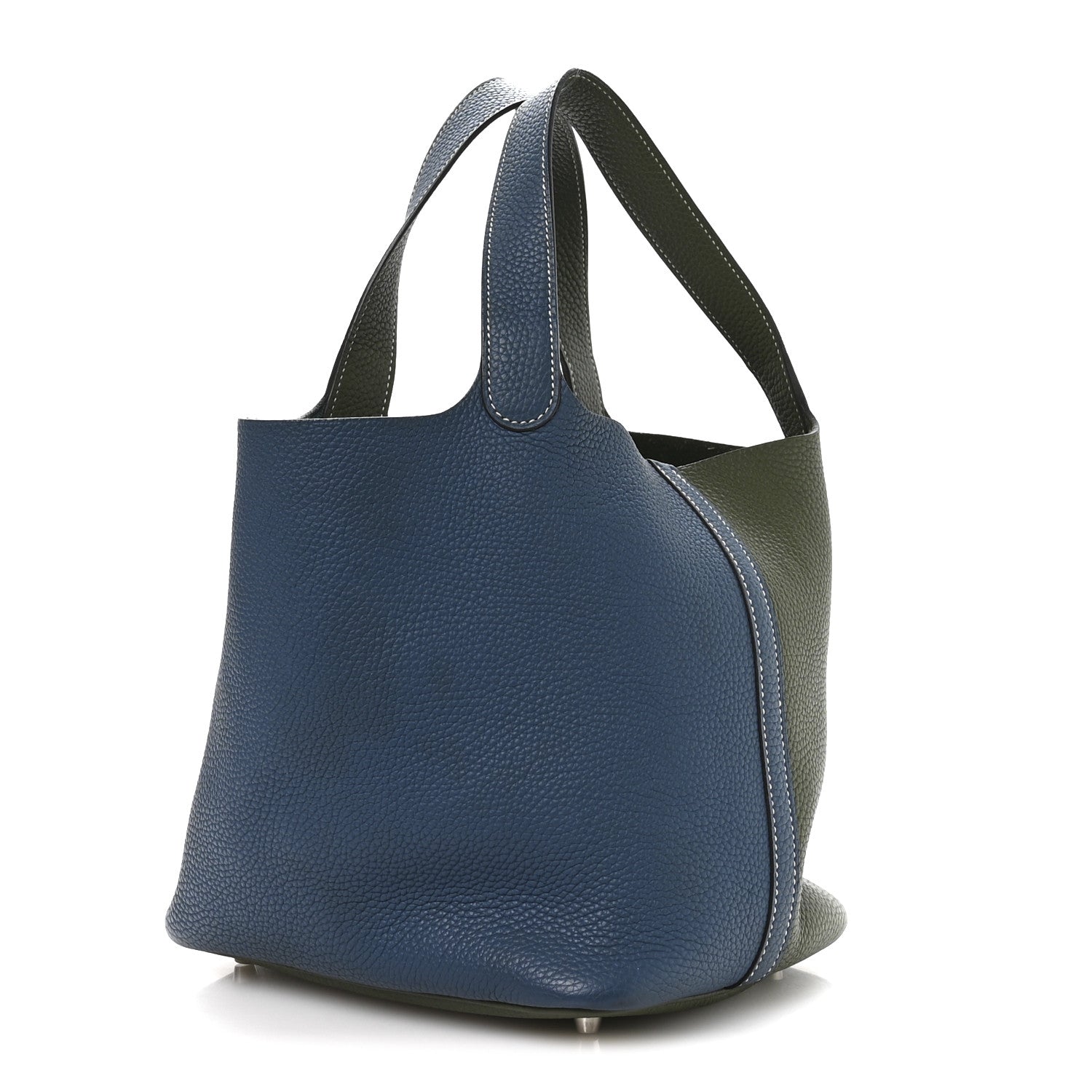 Taurillon Clemence Casaque Picotin Lock 22 MM  Bleu Thalassa Canopee