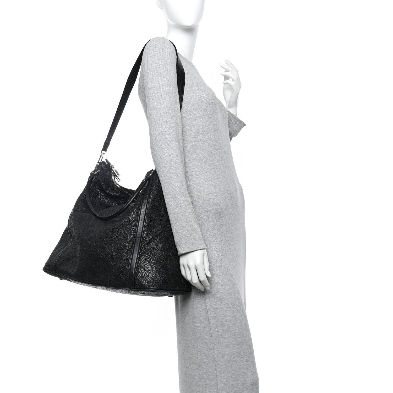 Monogram Lambskin Antheia Ixia GM Black