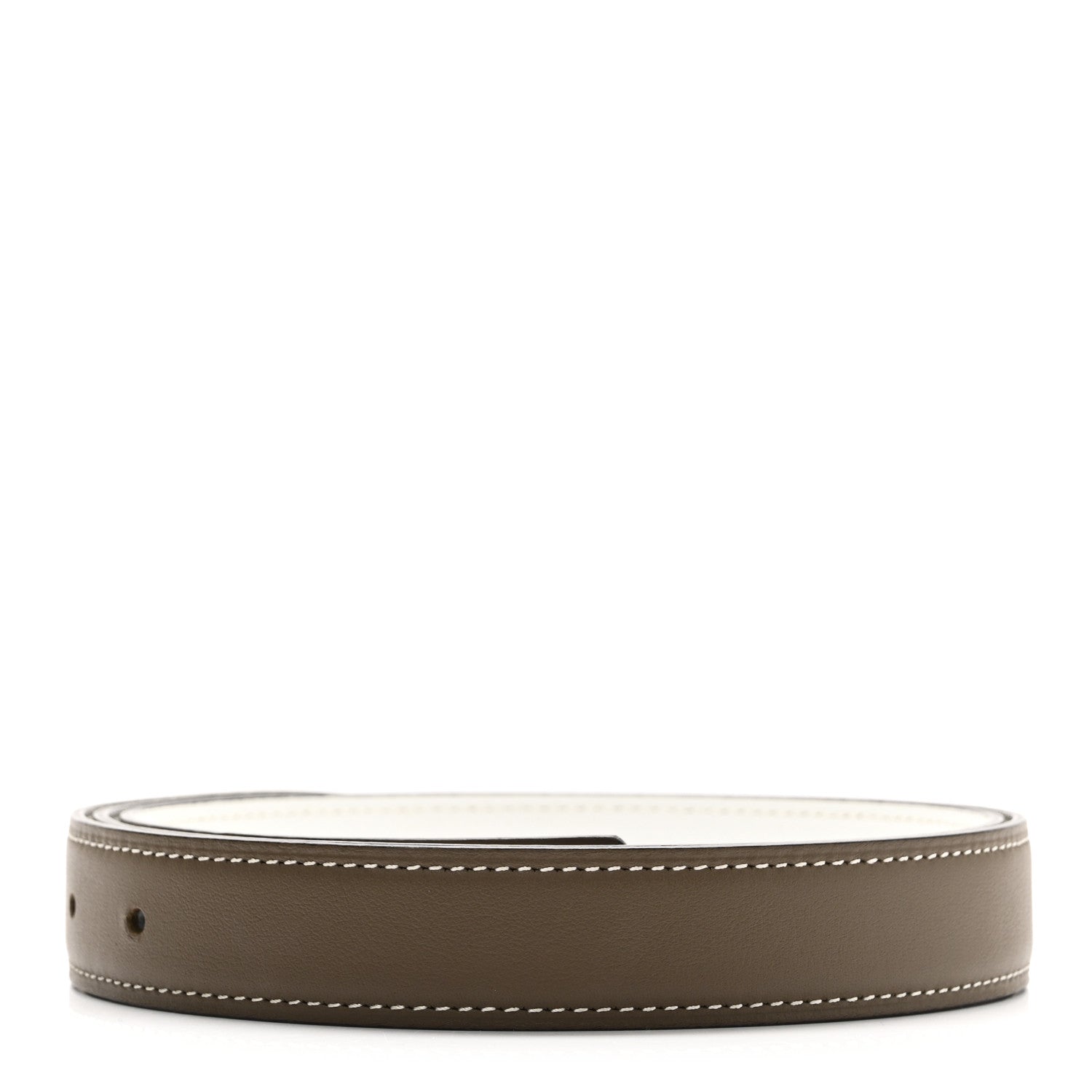 Swift Epsom 32mm Belt Strap 90 36 Etoupe White