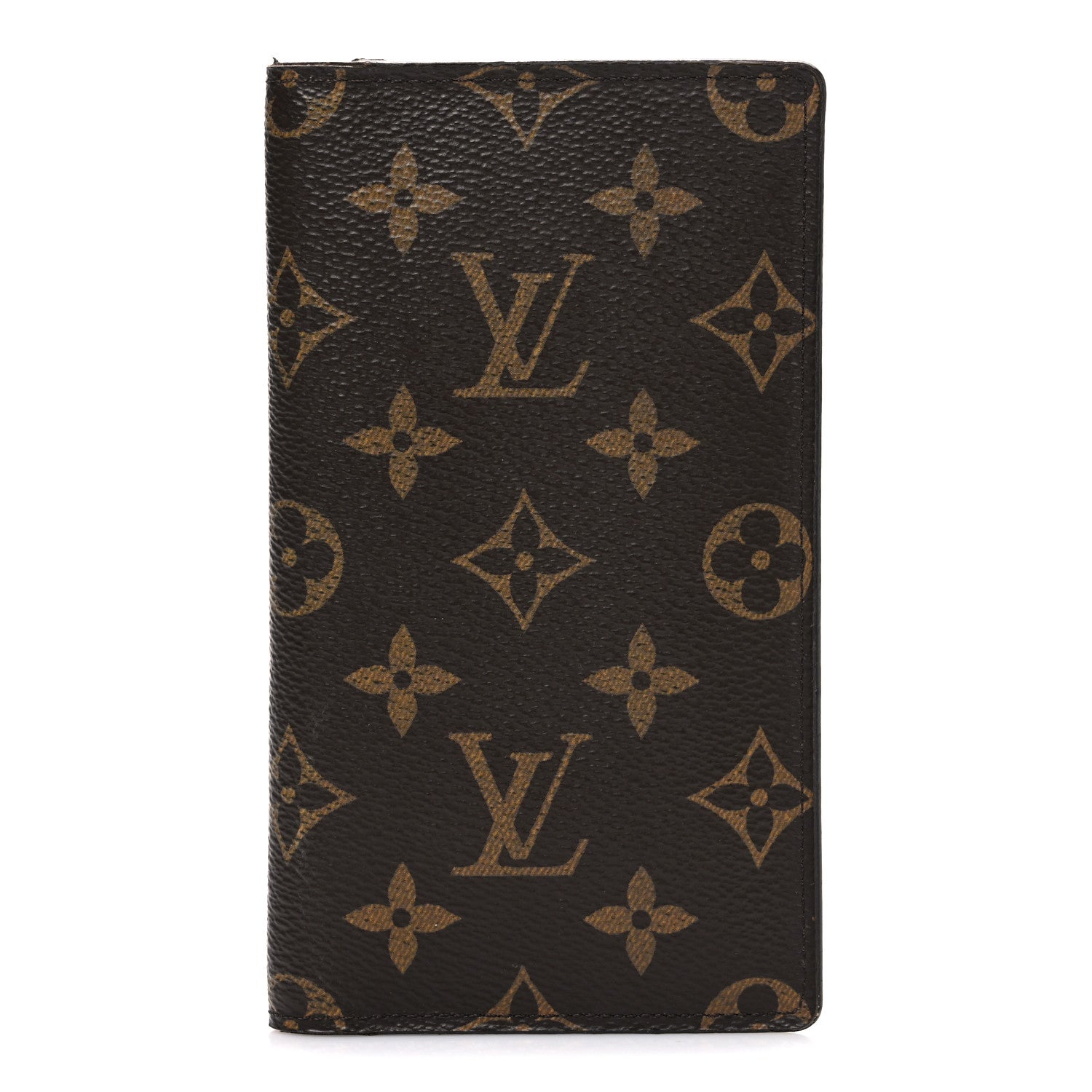 Monogram Checkbook Holder Case Wallet