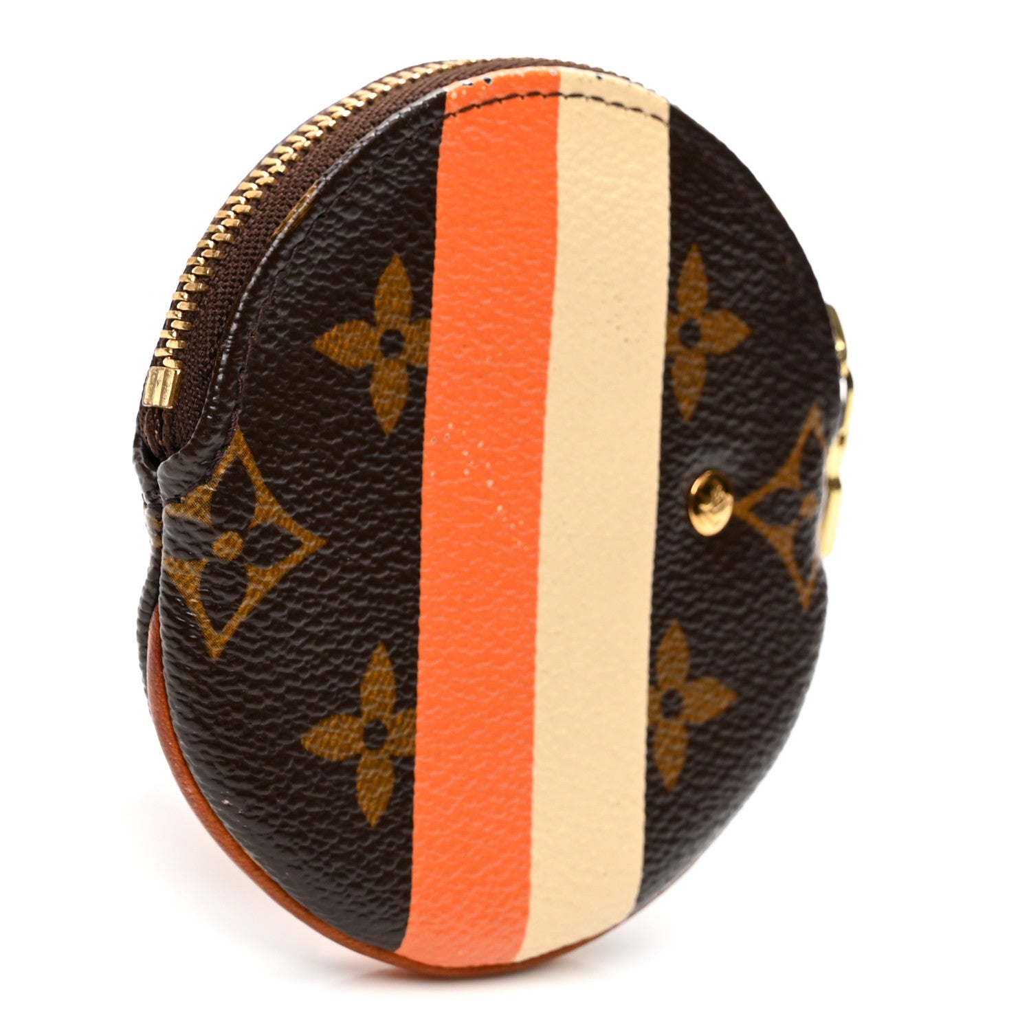 Monogram Groom Round Coin Purse