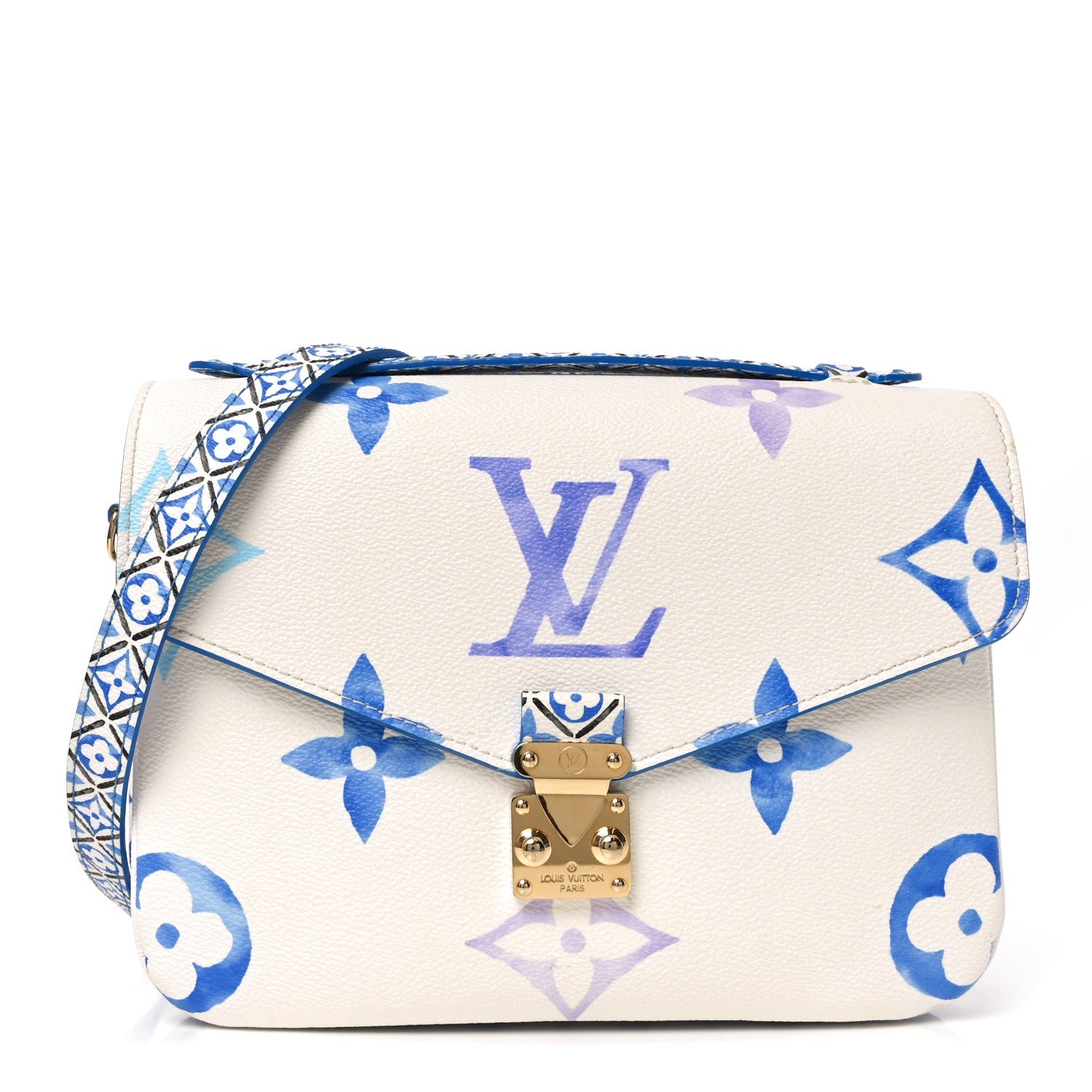 Monogram Giant By The Pool Pochette Metis MM Blue