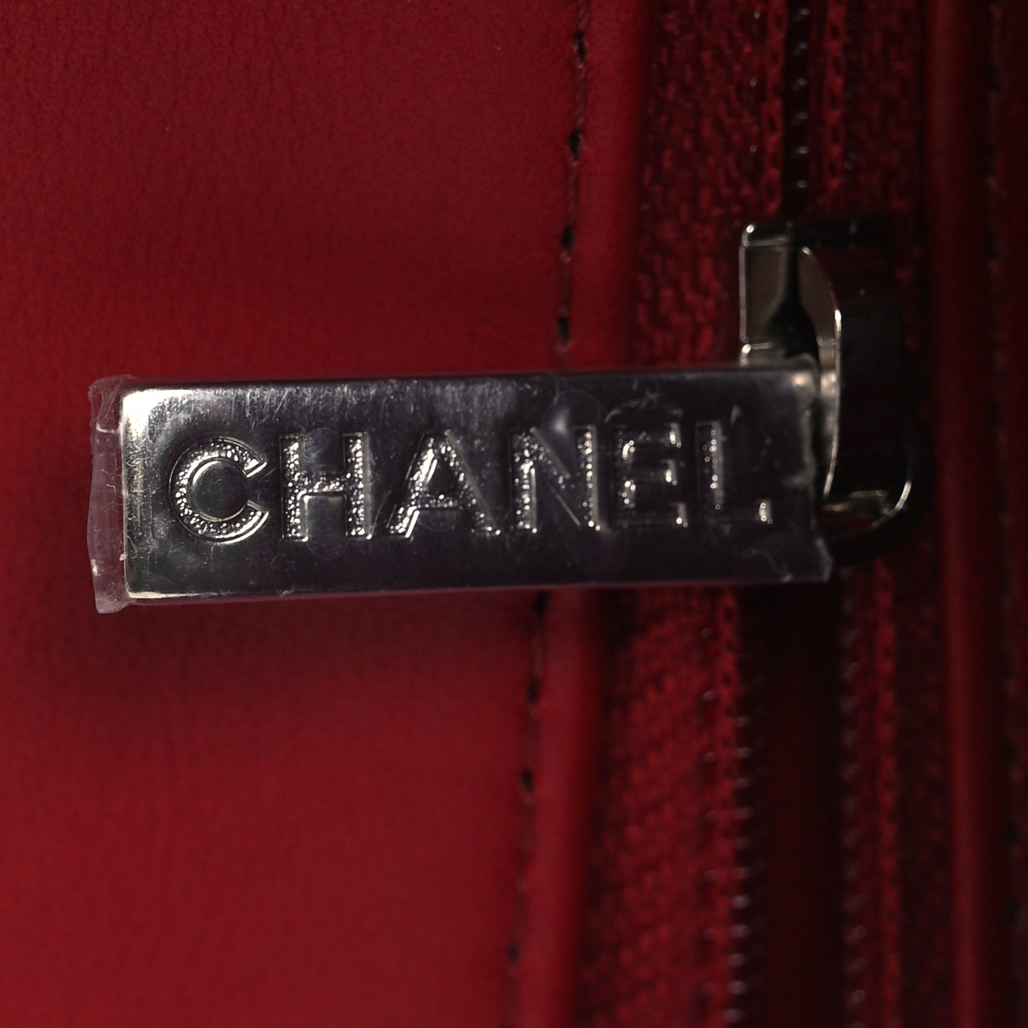 Lambskin Quilted Mini Rectangular Flap Red