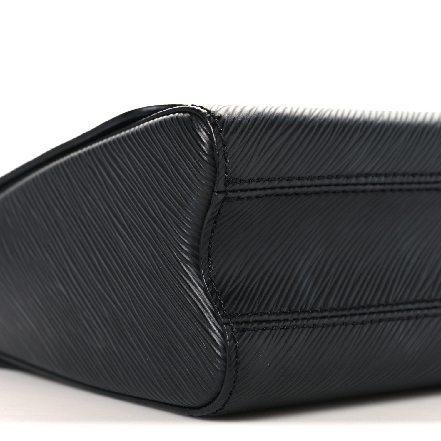 Epi Flowers Twist Shoulder Bag MM  Black