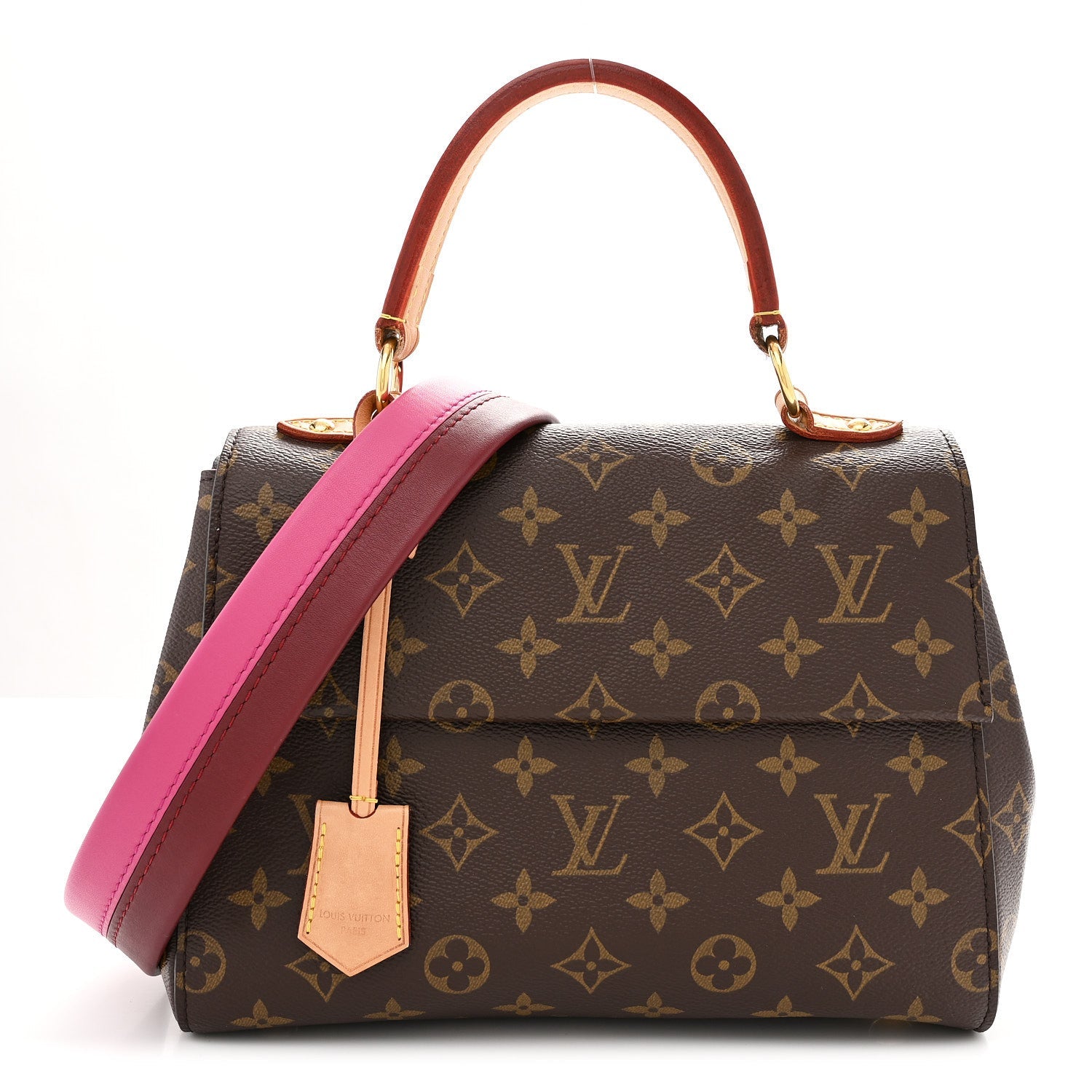Monogram Cluny BB Bordeaux Fuchsia