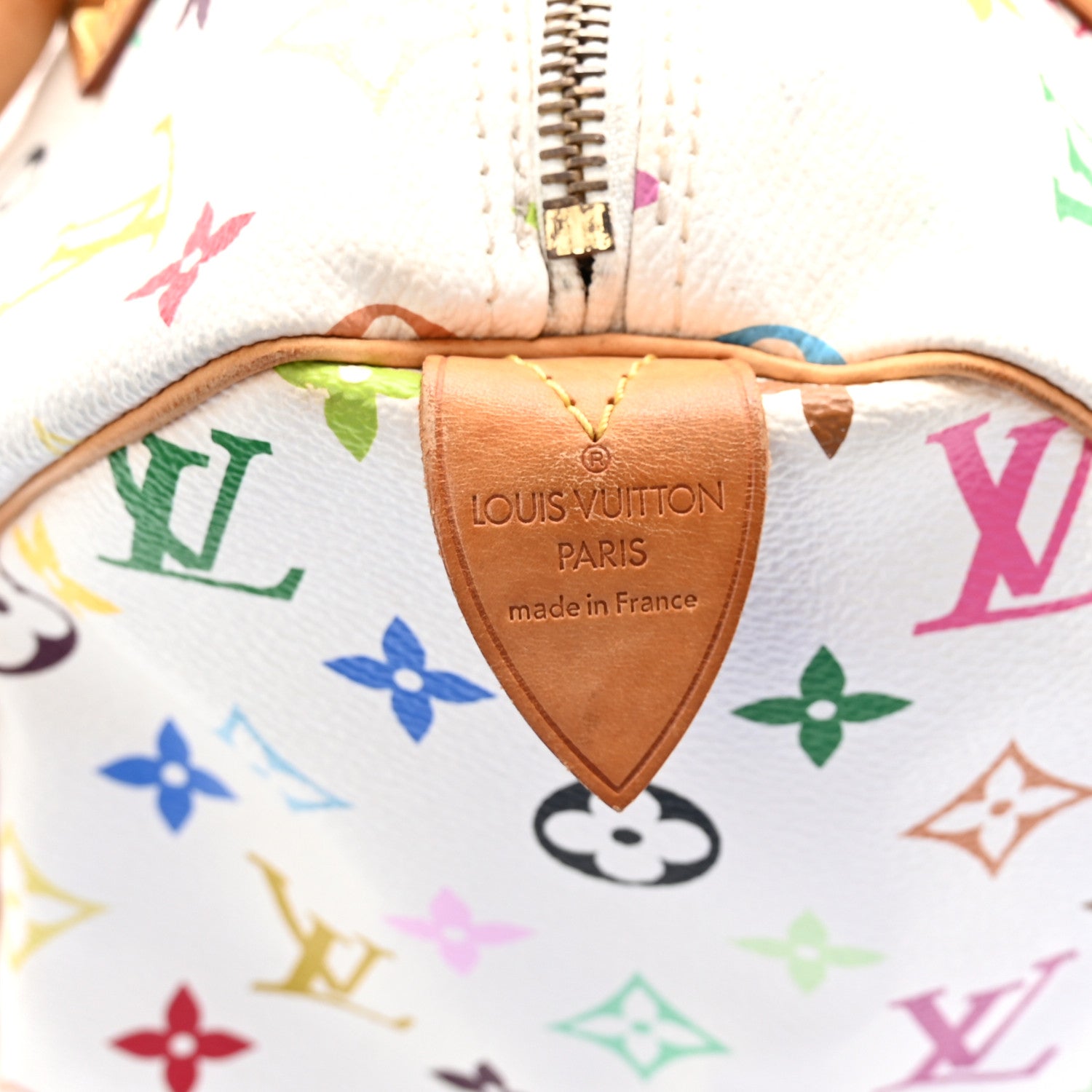 Monogram Multicolor Speedy 30 White