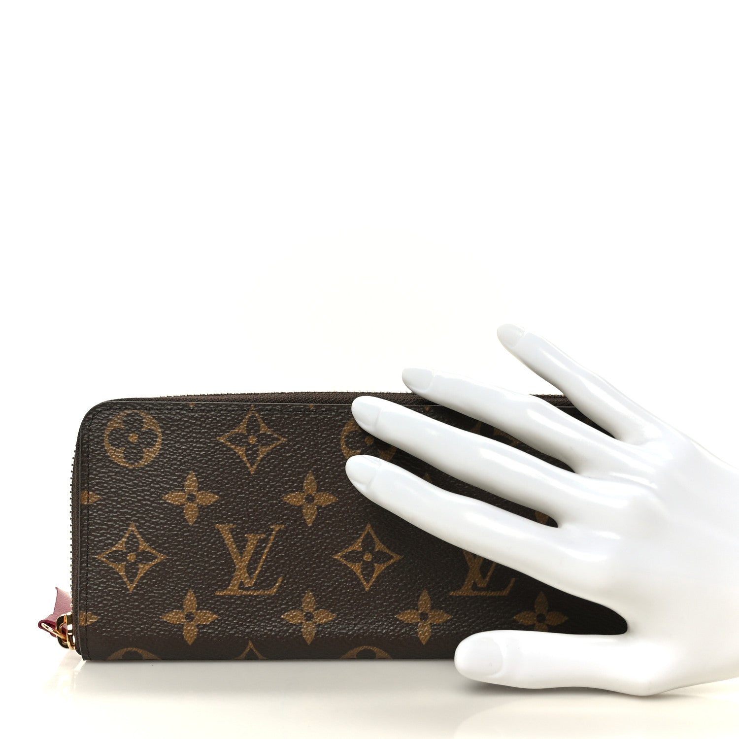 Monogram Clemence Wallet Fuchsia