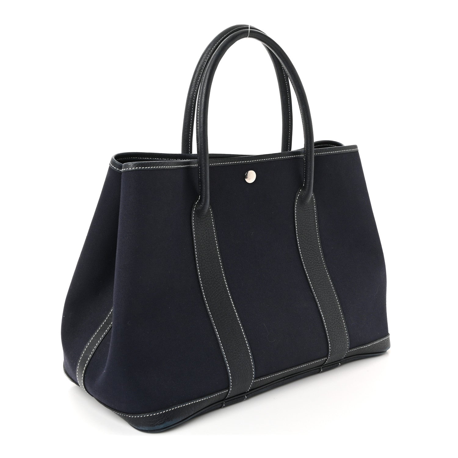 Toile Negonda Garden Party Tote 36 MM Bleu Marine