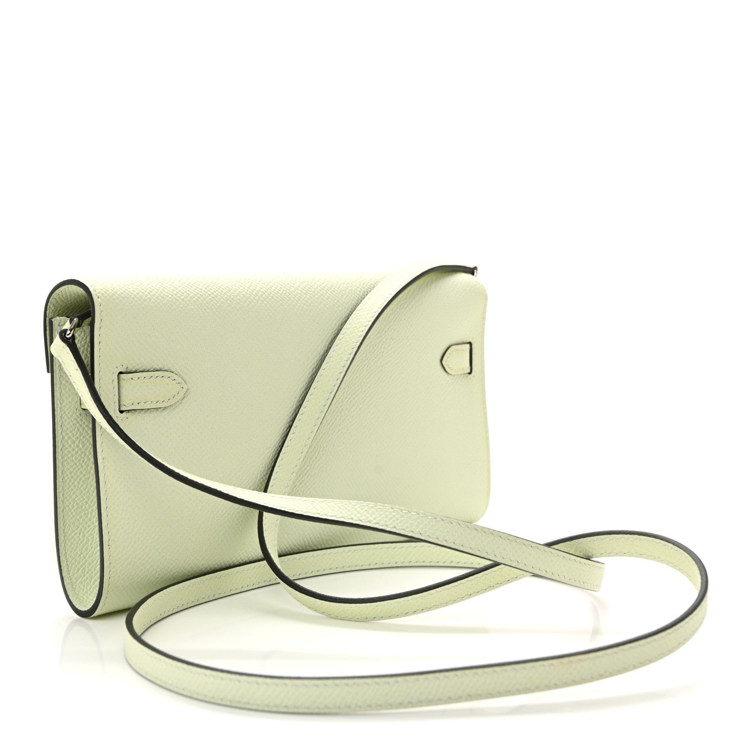 Epsom Kelly Wallet To Go Vert Fizz