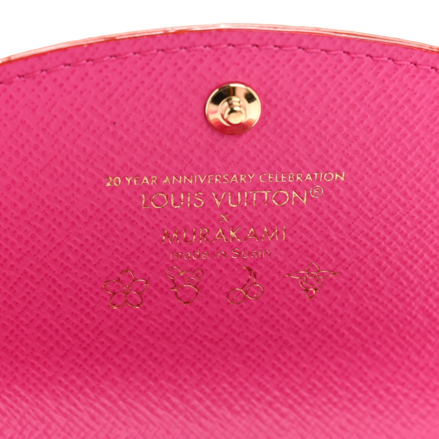 LV X TM Monogram Multicolor Rosalie Coin Purse White Kawaii Pink