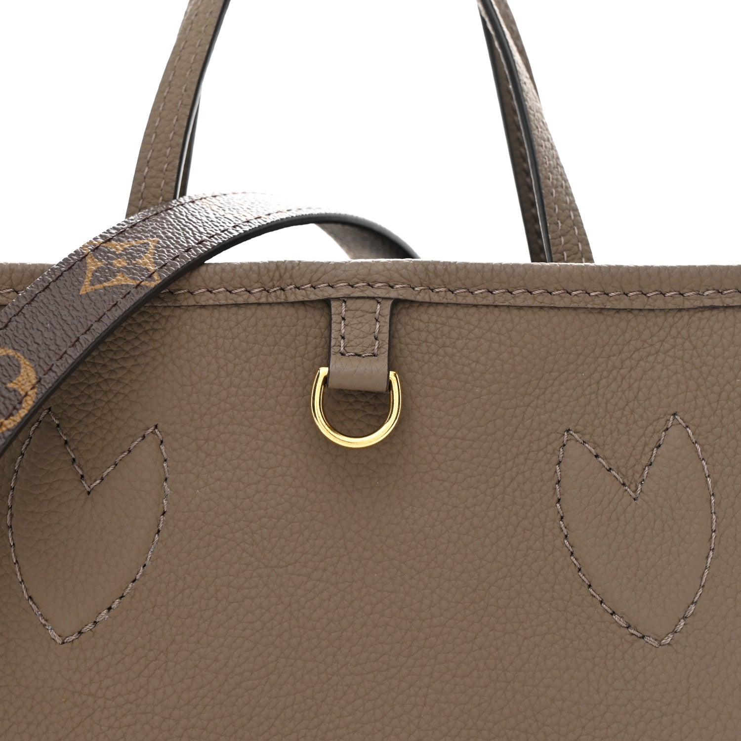 Monogram Neverfull Inside Out Bandouliere BB Dark Fango