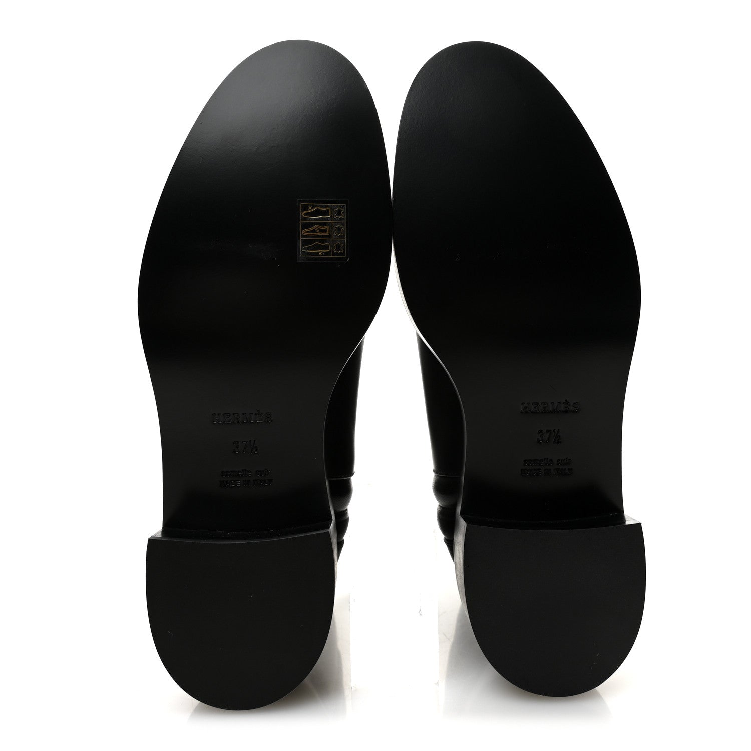 Calfskin Harper Ankle Boots 37.5 Black