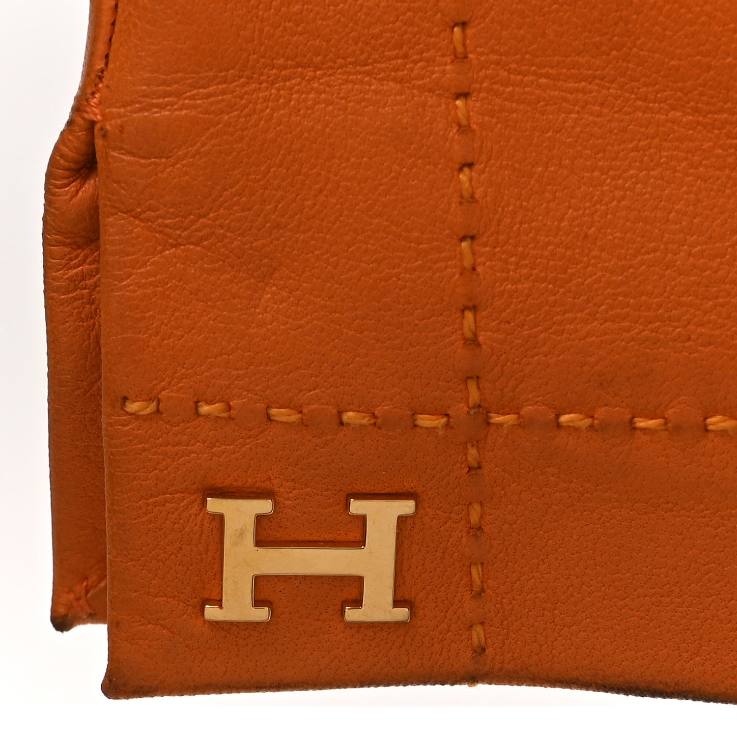 Lambskin Gloves 8 Orange