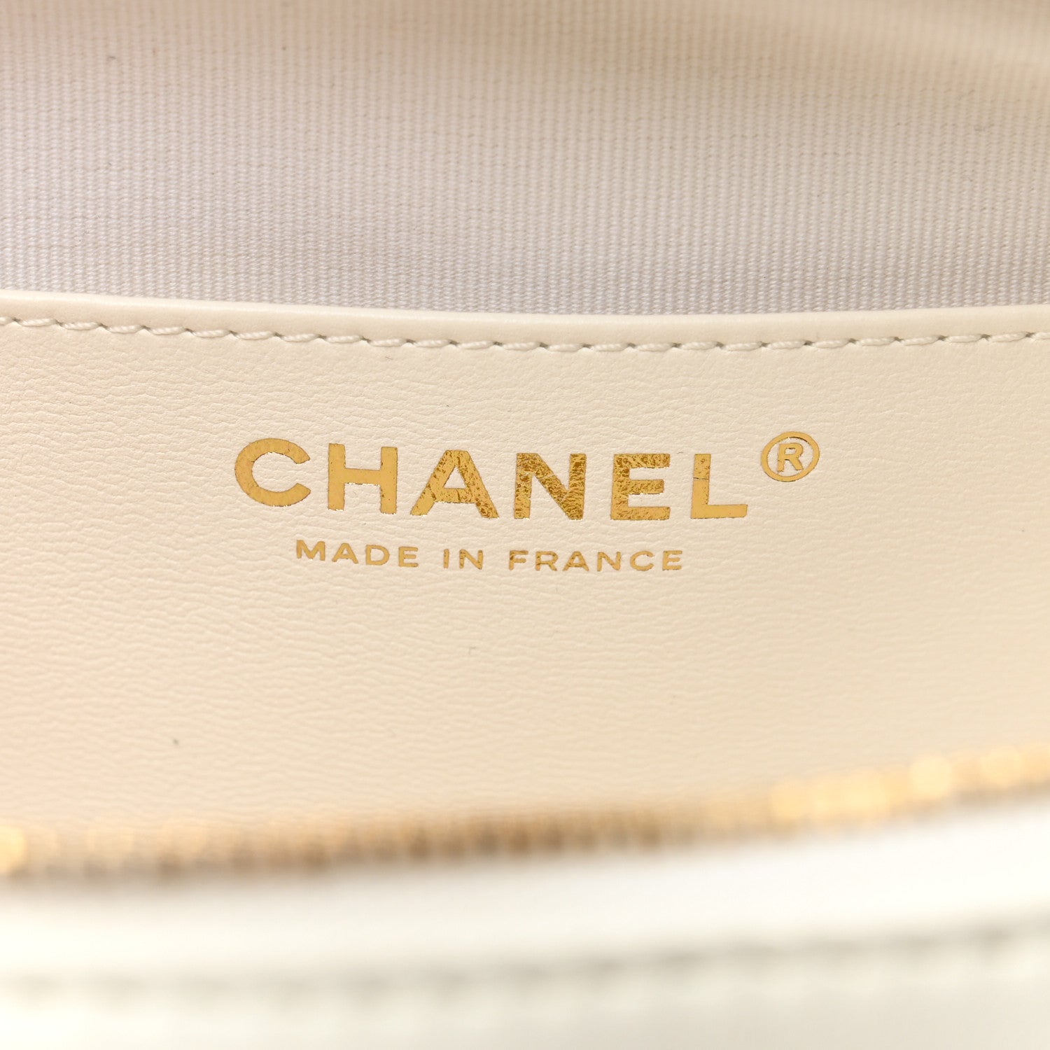 Lambskin Quilted CC In Love Heart Bag White