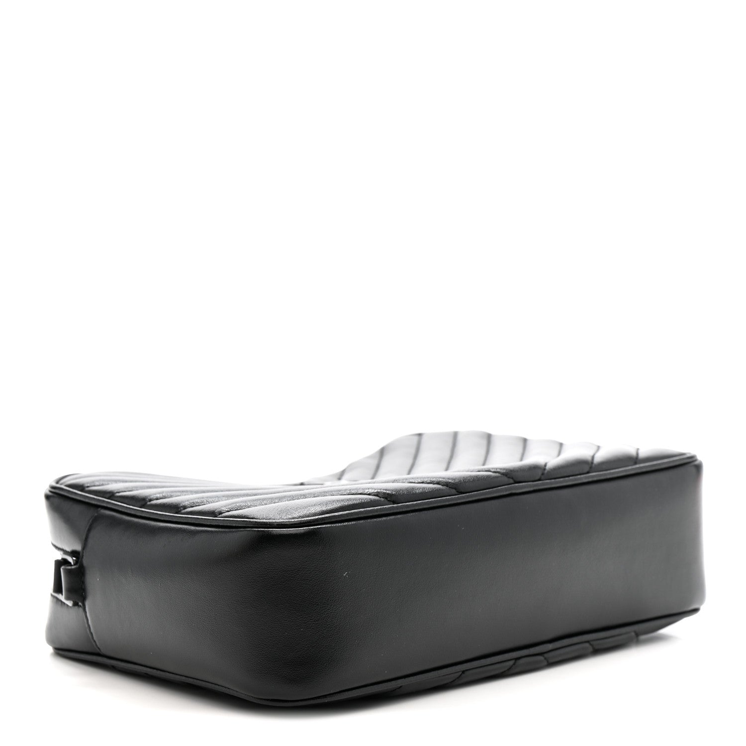 Calfskin Matelasse Monogram Monochrome Lou Camera Bag Black