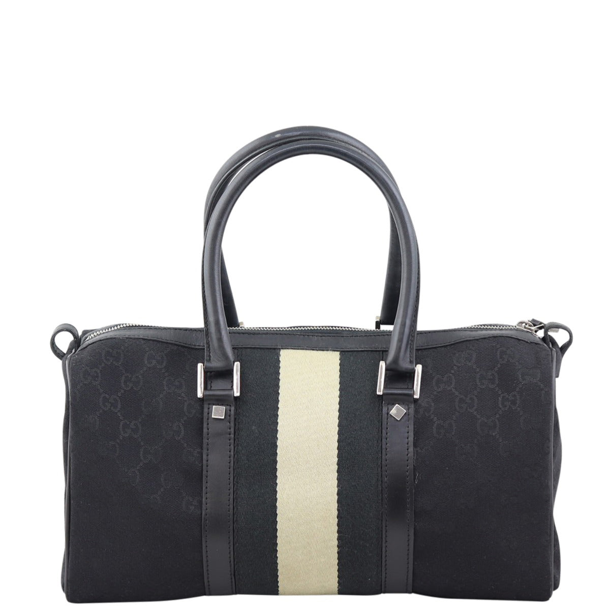 Gucci GG Canvas Vintage Web Boston