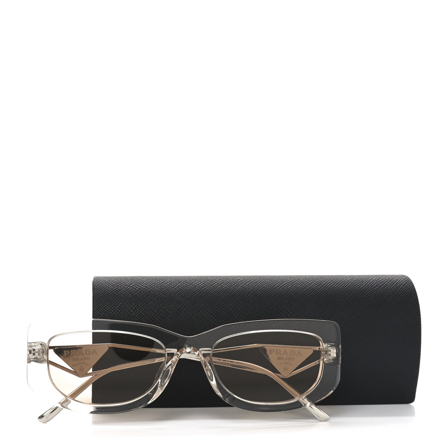 Acetate Sunglasses SPR 14YS Crystal Beige