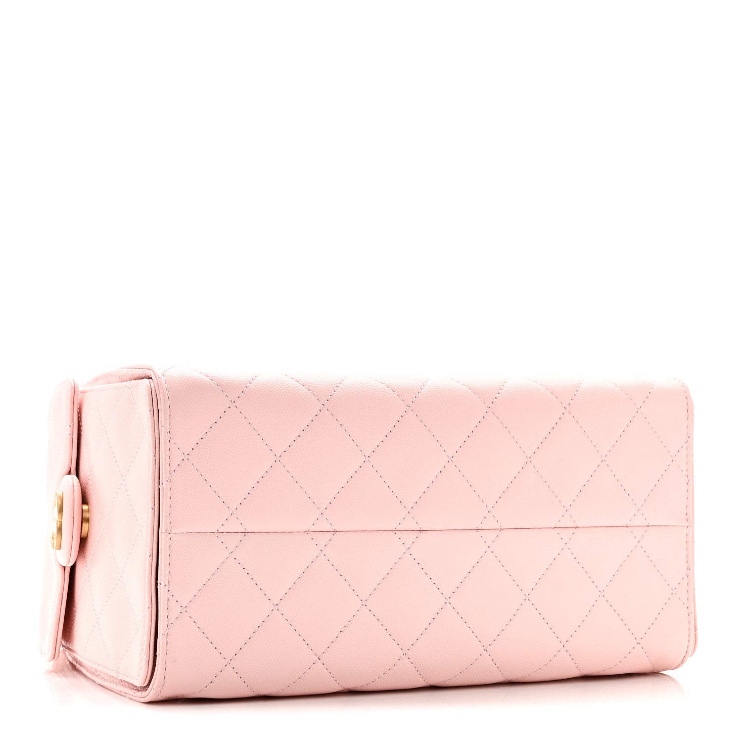Caviar Quilted Small Chanel 25 Handbag Light Pink