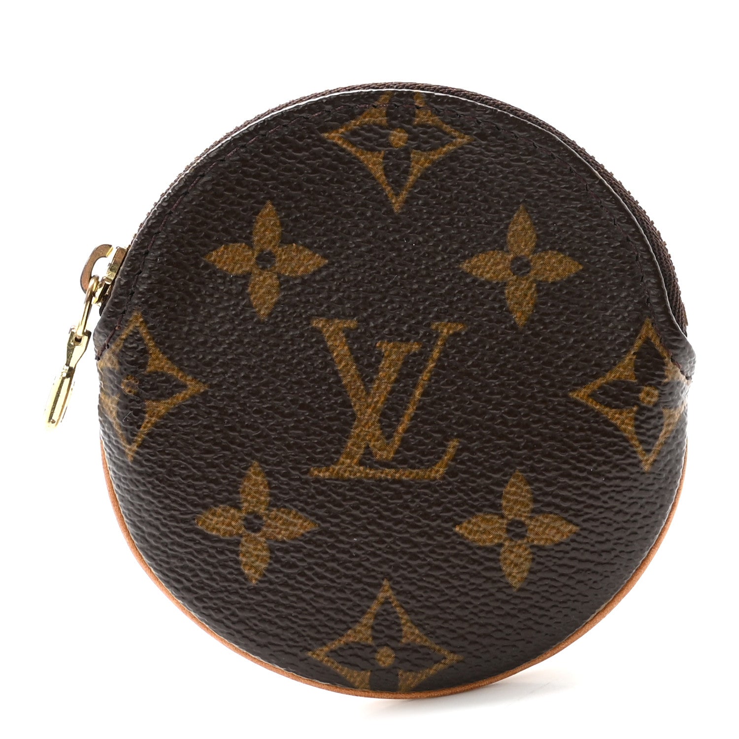 Monogram Round Coin Purse