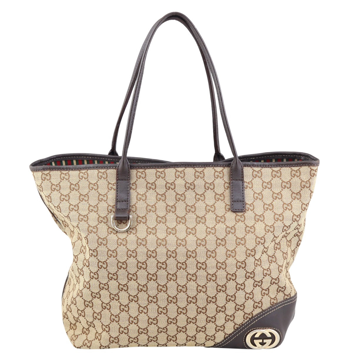 Gucci GG Canvas New Britt Tote