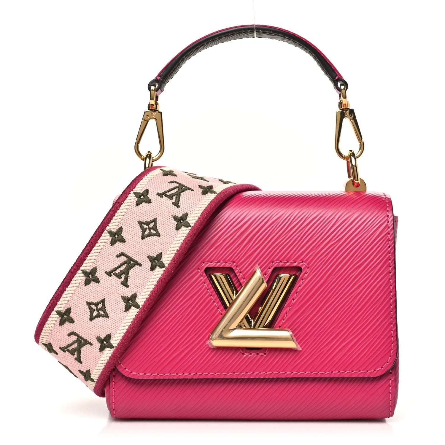 Epi Twist Shoulder Bag Mini Agathe Rose Pink