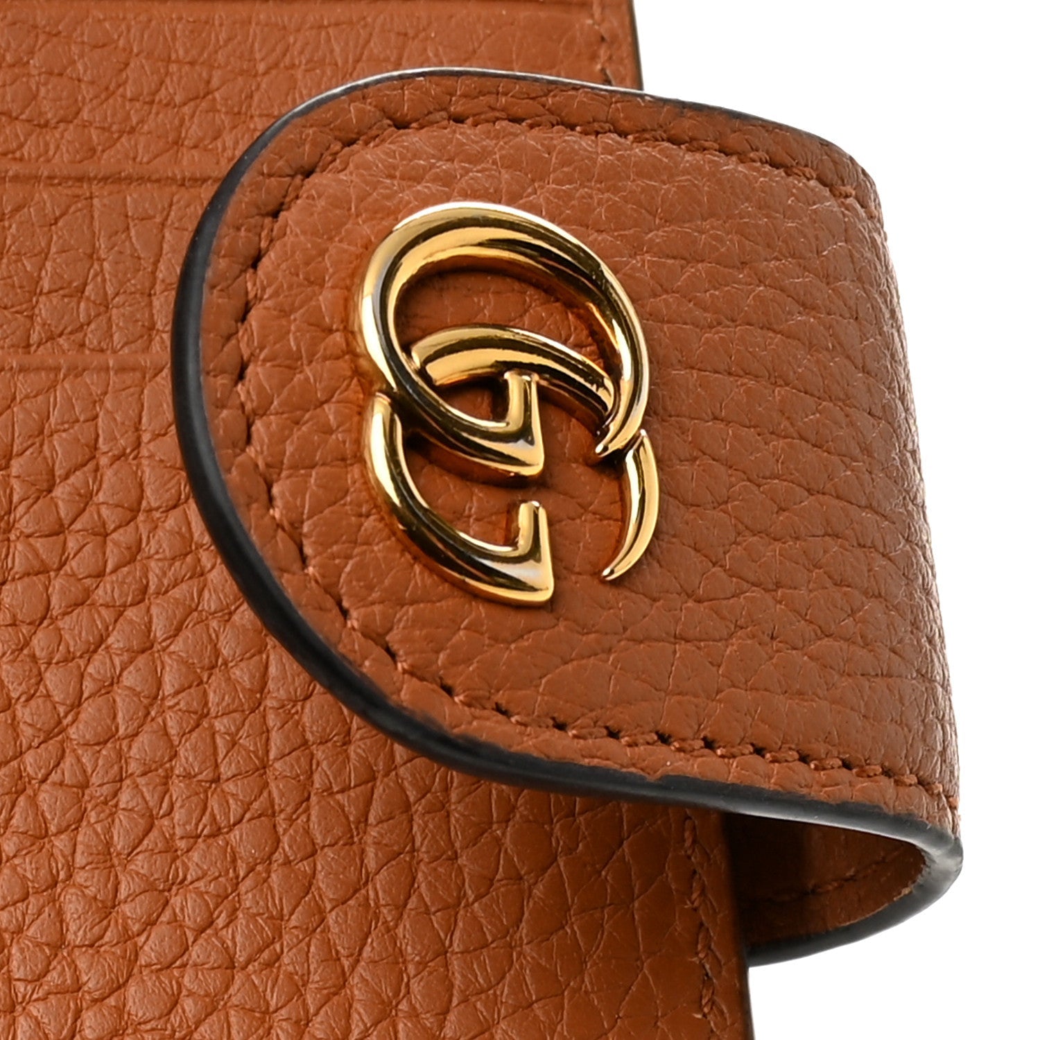 Piuma Calfskin Medium Bamboo Double G Wallet Cuir