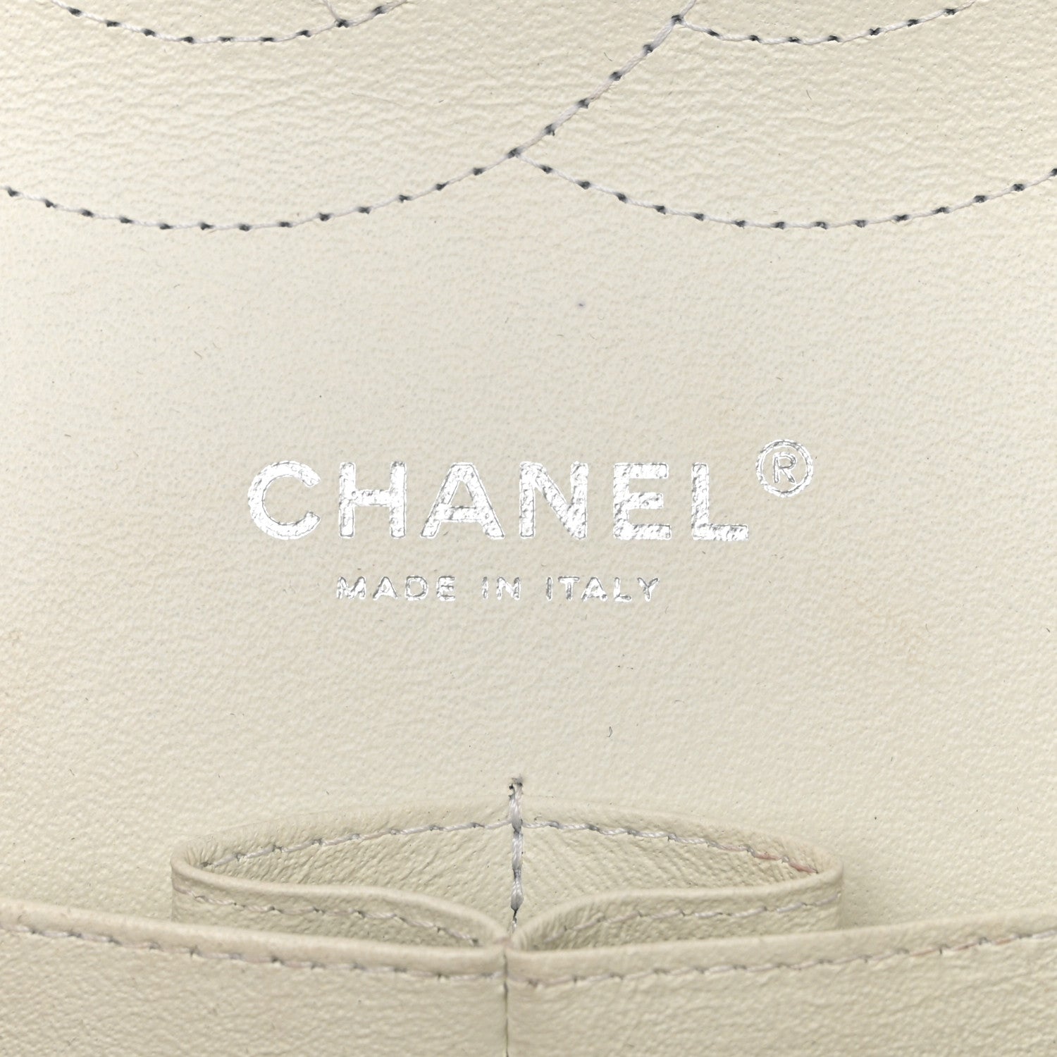 Caviar Quilted Jumbo Double Flap White