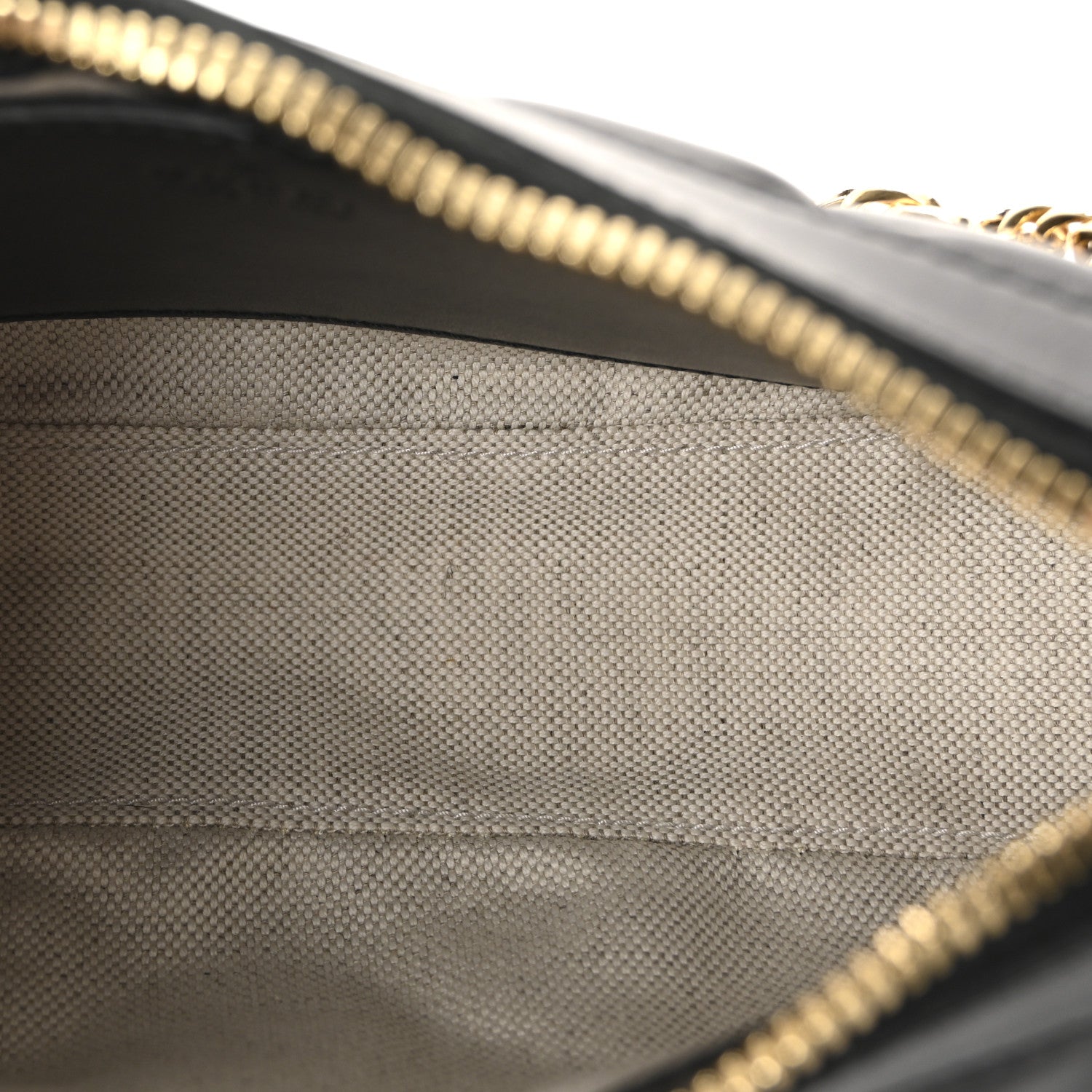 Calfskin GG Matelasse Chain Handbag Black Natural