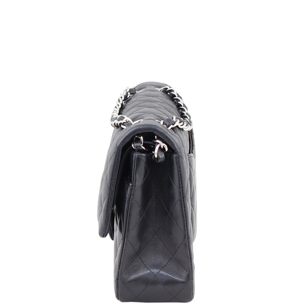 Chanel Classic Double Flap Medium | 13 Series Black Silver Hardware