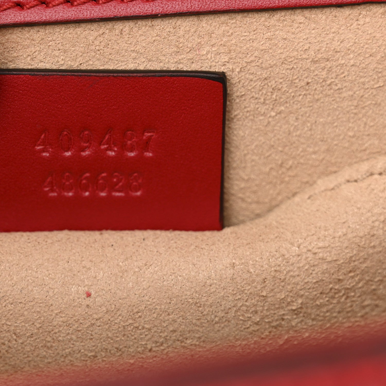 Guccissima Small Padlock Shoulder Bag Hibiscus Red