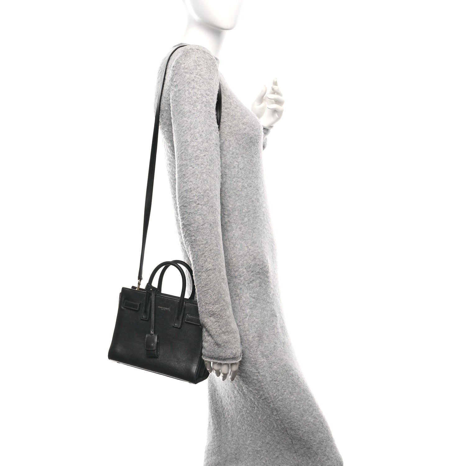 Calfskin Nano Sac De Jour Black