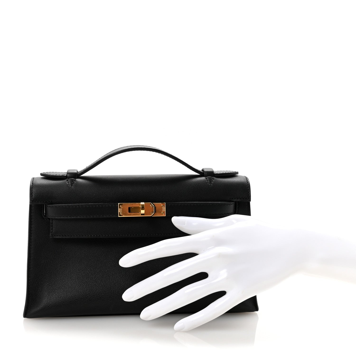 Swift Kelly Pochette Clutch Black