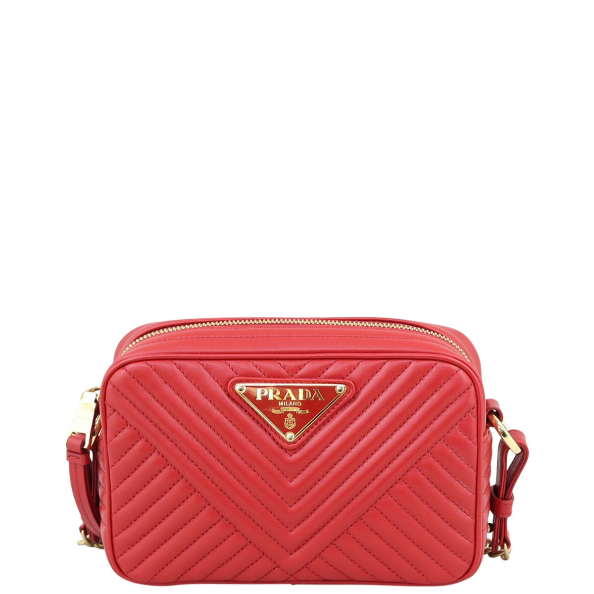 Prada Diagramme Chevron Crossbody