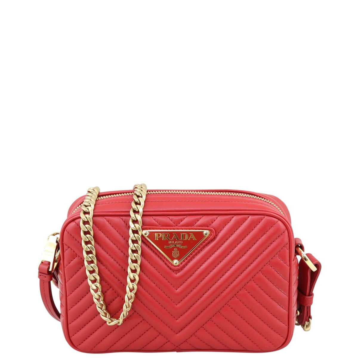 Prada Diagramme Chevron Crossbody