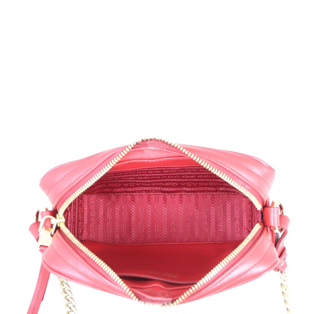 Prada Diagramme Chevron Crossbody