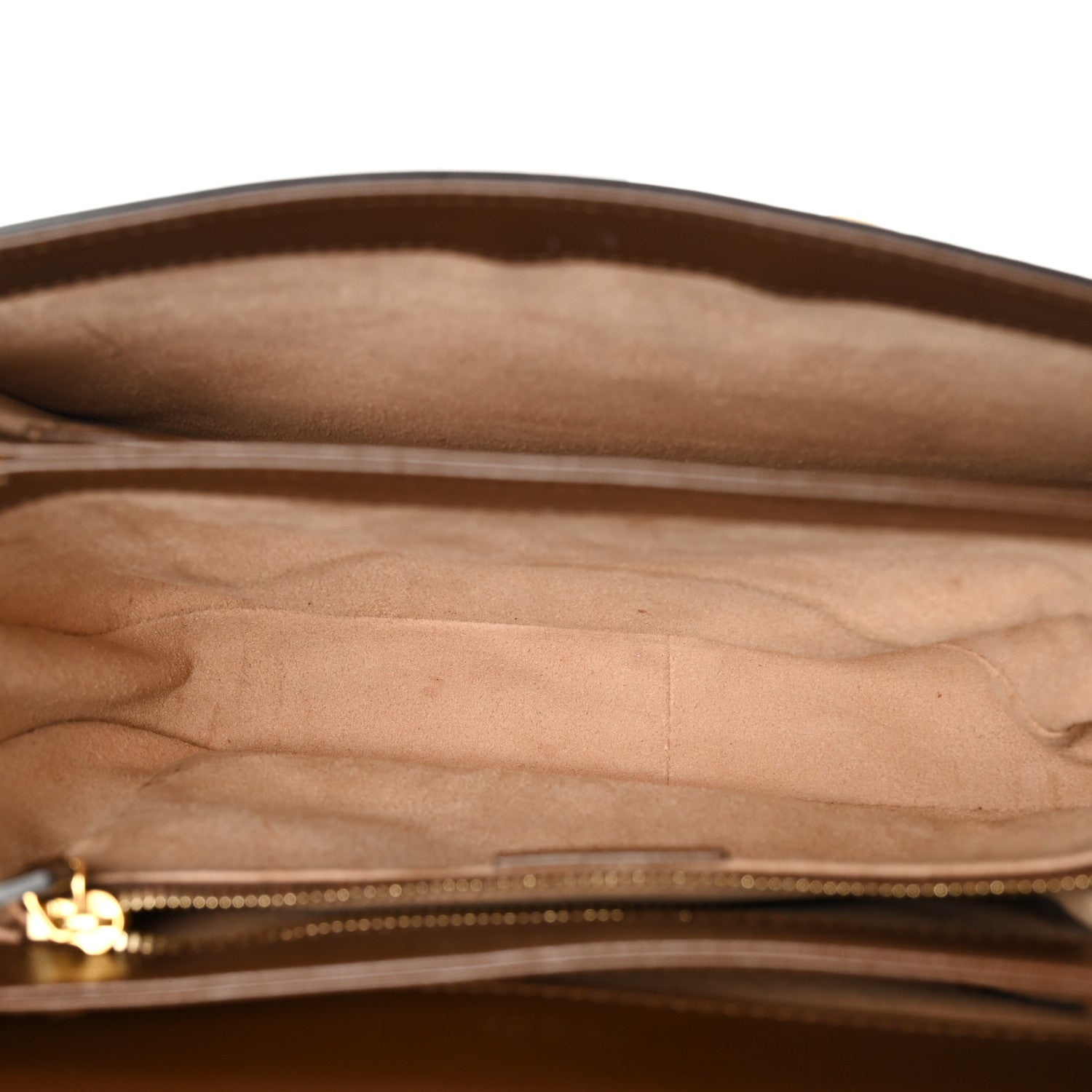 GG Supreme Monogram Horsebit 1955 Shoulder Bag Beige Brown Sugar