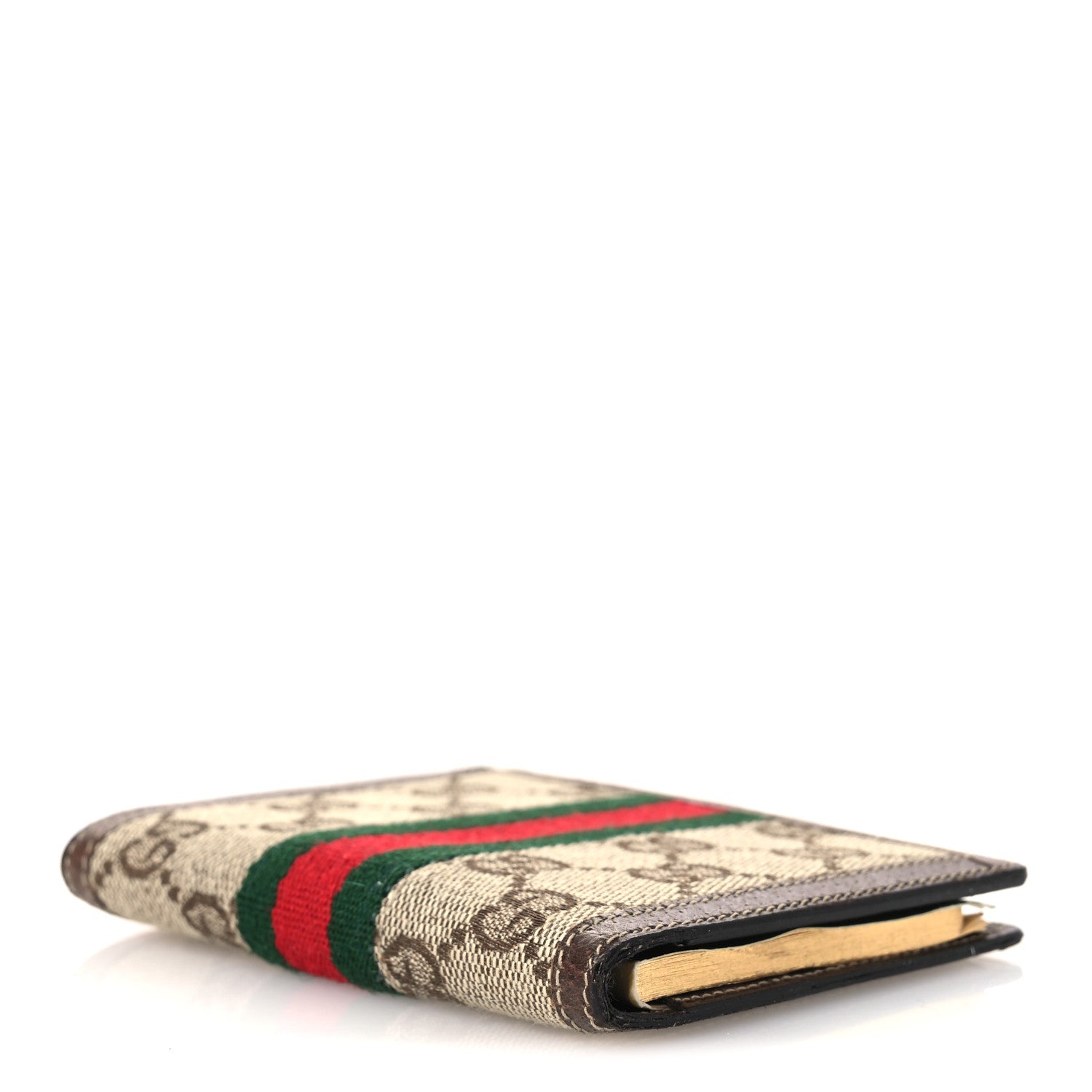 GG Monogram Web Address Book Agenda Brown