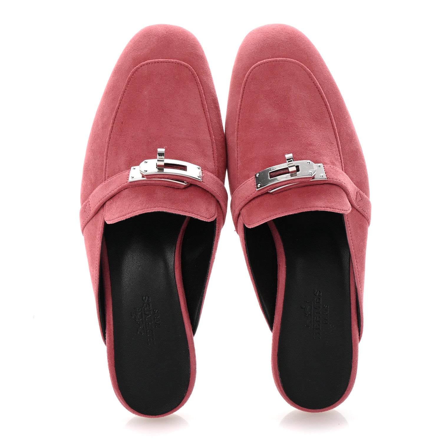 Suede Goatskin Oz Mules 35 Rose De Venise
